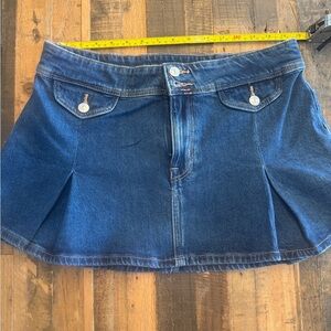 American Eagle Outfitters Dark Blue Mini Skirt